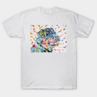 ROTTWEILER watercolor portrait .2 T-Shirt